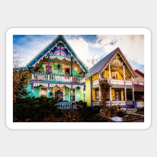 Gingerbread Cottages 19 Sticker